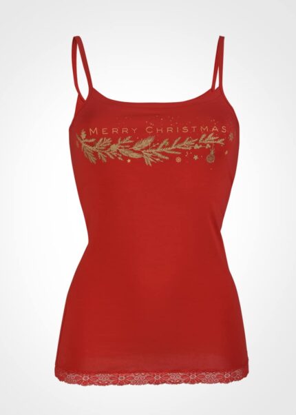 Дамски червен коледен корсаж New Silhouette 4744