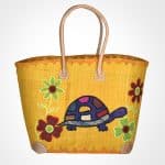 Жълта плажна чанта Le Comptoir De La Plage 9274