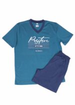 Mъжка пижама с къс панталон Златев 153 Positive