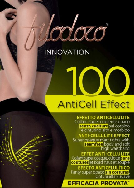 Антицелулитен чорапогащник Filodoro AntiCell Effect 100 den