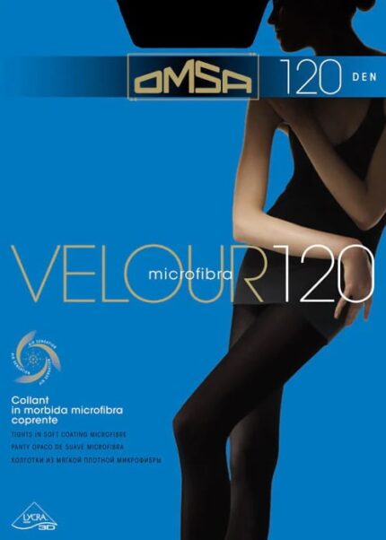Микрофибърен чорапогащник Omsa Velour 120 den
