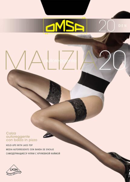 Силиконови чорапи Omsa Malizia 20 den
