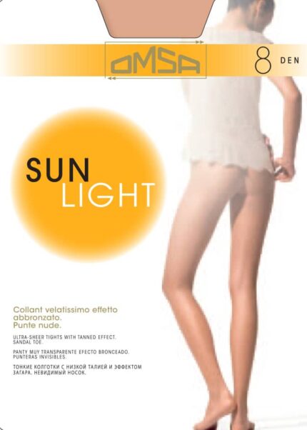 Чорапогащник без ограничител Omsa Sun Light 8 den