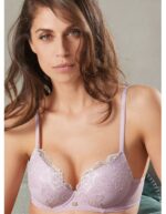 Сутиен без подплънки Lormar Saten Plunge 1900