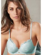 Сутиен без подплънки Lormar Saten Plunge 1900