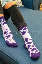 Шарени чорапи Happy Foottopia Milky Cow