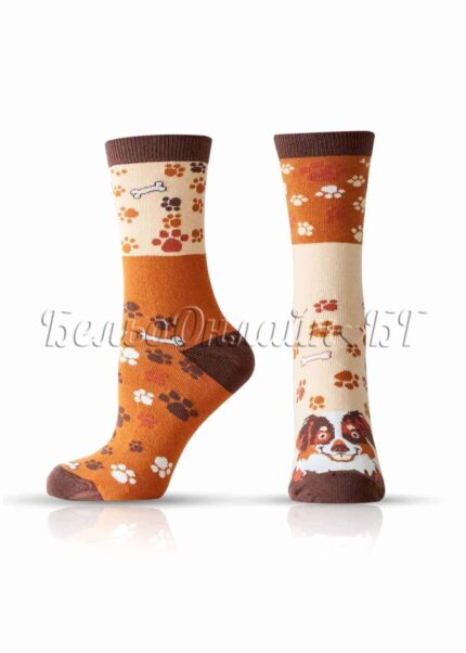 Шарени чорапи Happy Foottopia Puppy