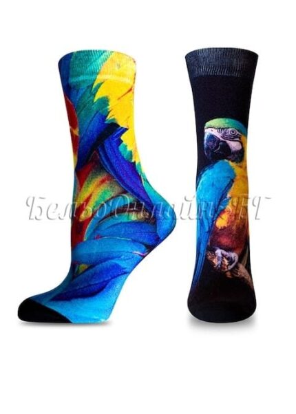 Шарени чорапи Happy Foottopia Папагал