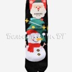 Коледни чорапи Jubebe 1040-2 Снежен човек