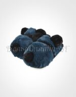 Топли дамски пантофи с муцунка New Silhouette 7638