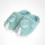 Топли дамски пантофи с помпон New Silhouette 7659