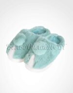 Топли дамски пантофи с помпон New Silhouette 7659