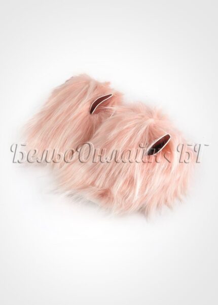 Топли дамски пантофи с ушички New Silhouette 7637