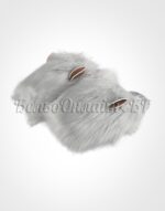 Топли дамски пантофи с ушички New Silhouette 7637