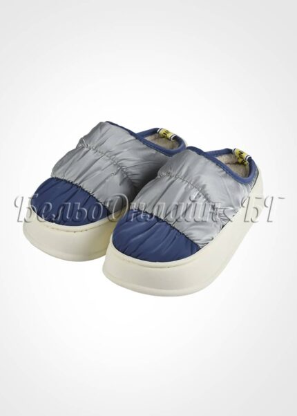 Топли домашни пантофи с пух New Silhouette 7636
