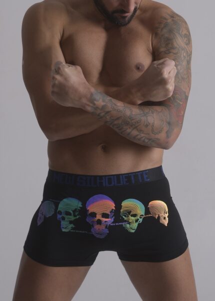 Mъжки боксерки с черепи New Silhouette 6760
