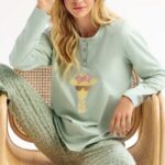 Дамска пижама Infiore Giraffa 652367