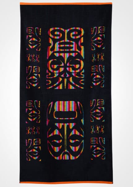 Черна кърпа за плаж New Silhouette 9236