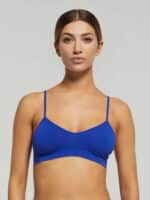 Безшевно дамско бюстие Pompea Brassiere Seamless син