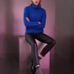 Дамски дълъг кожен клин SiSi Leggings skin