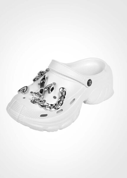 Дамски крокс Comfort бял Trend 9366